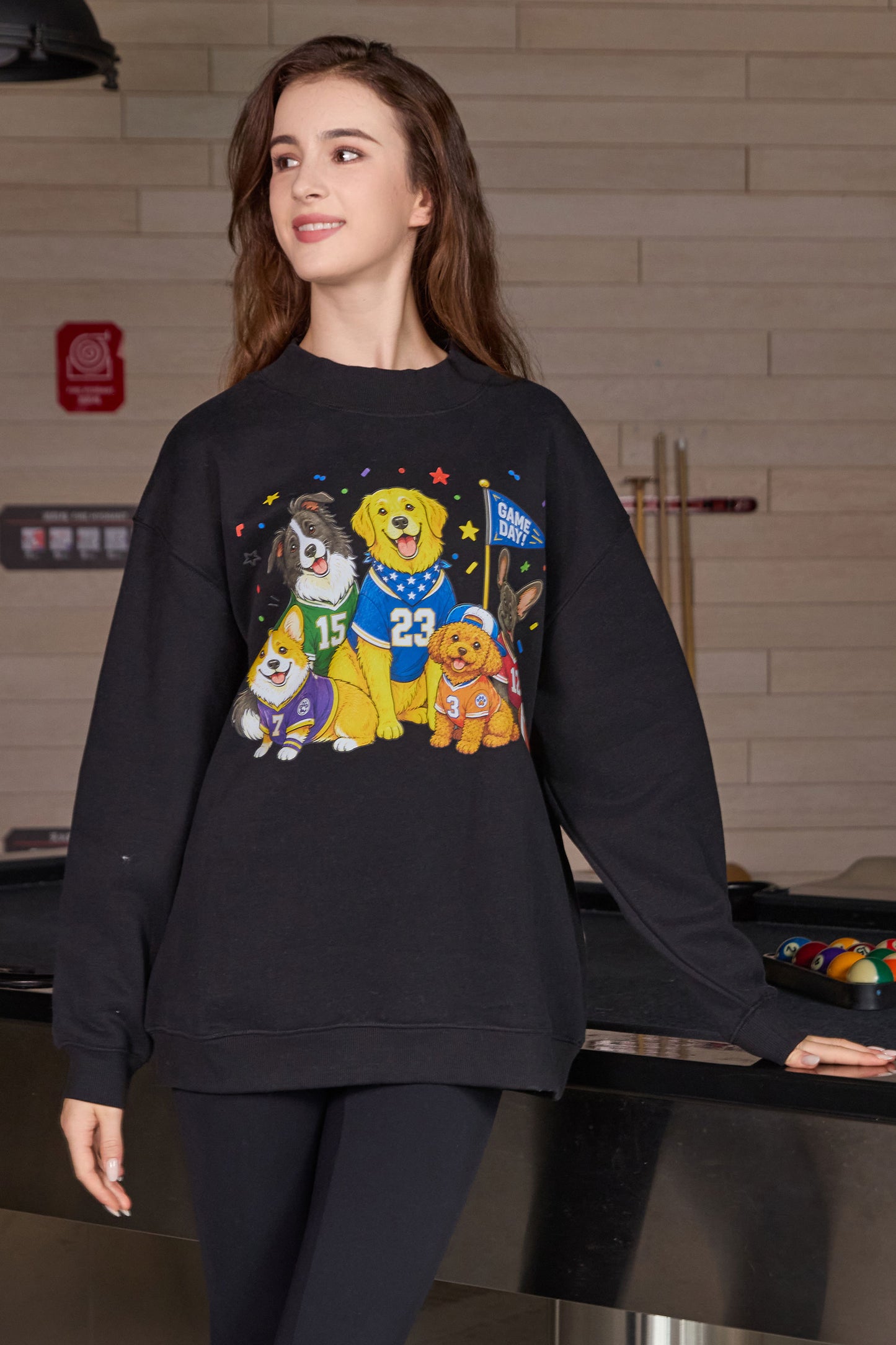 Dog Squad Mockneck Sweatshirt
