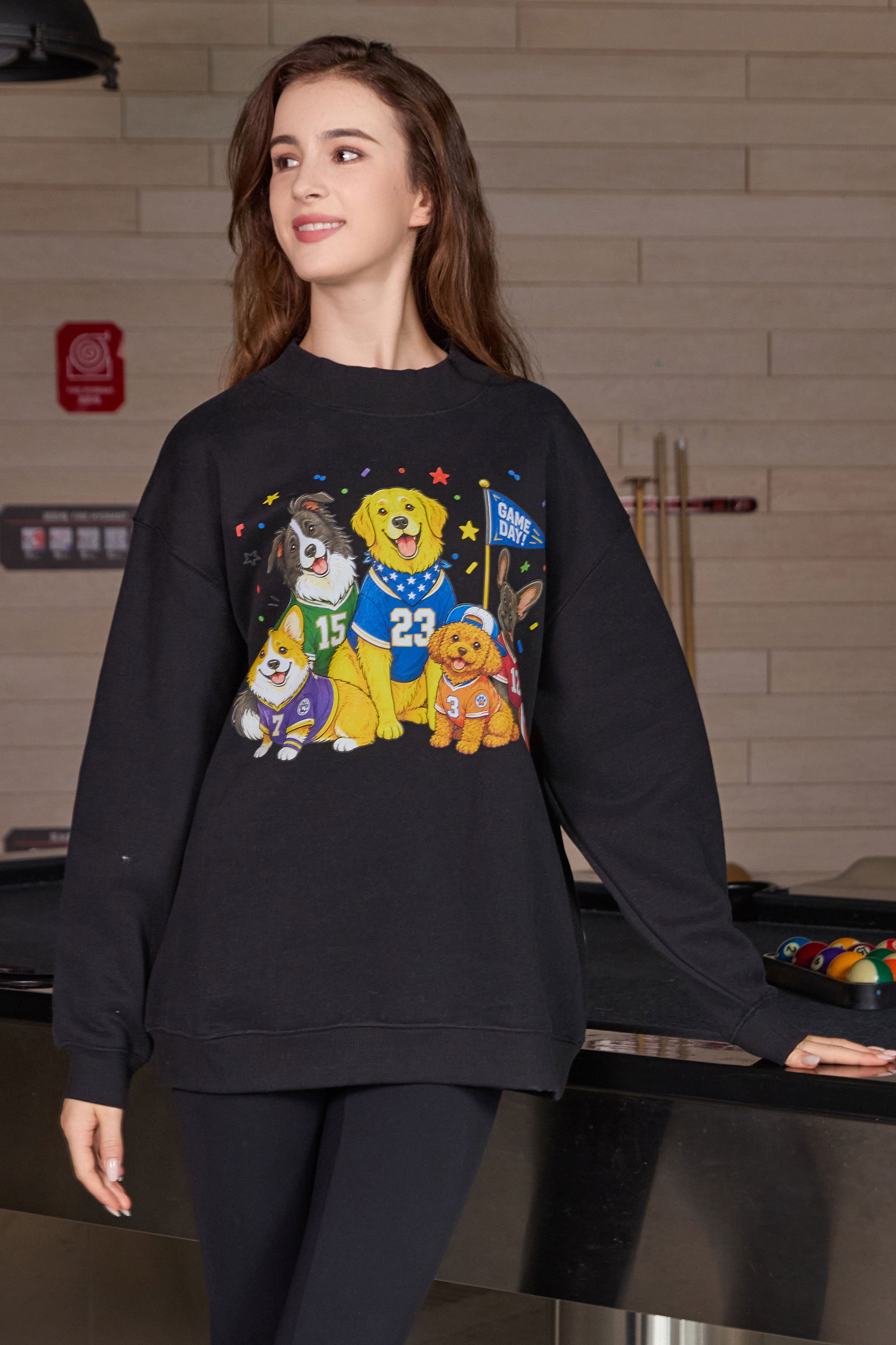 Dog Squad Mockneck Sweatshirt