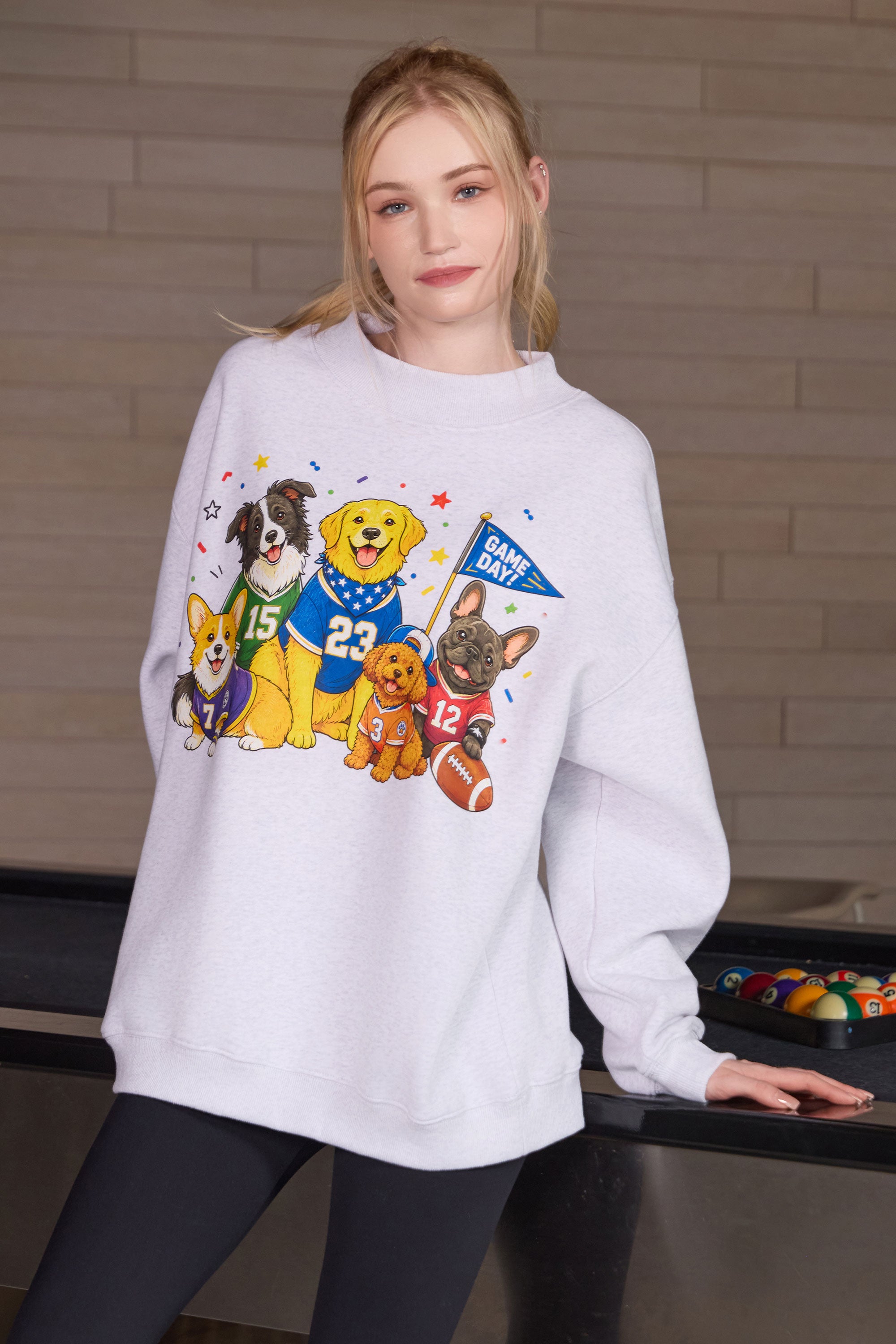 Dog Squad Mockneck Sweatshirt