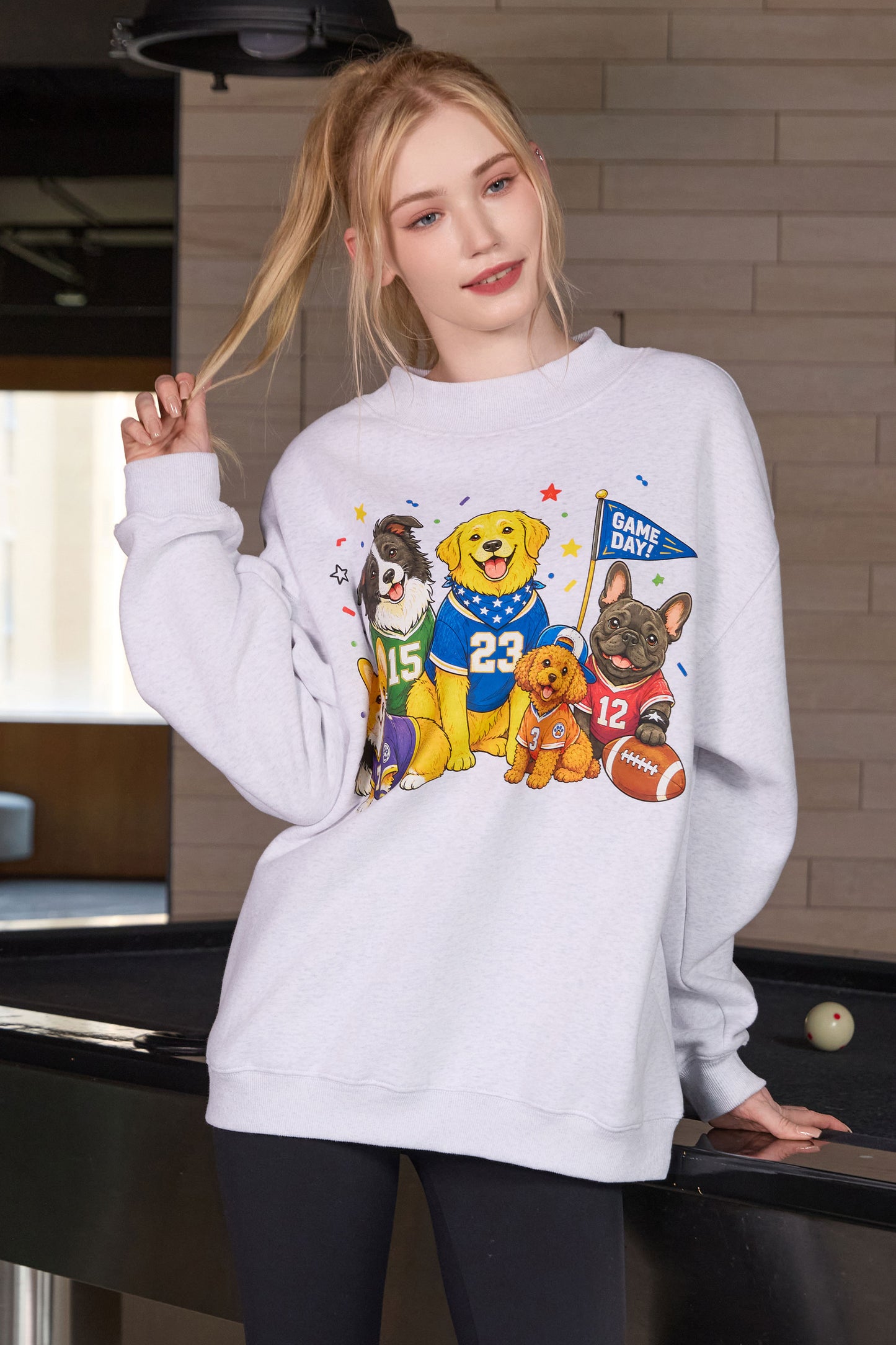Dog Squad Mockneck Sweatshirt