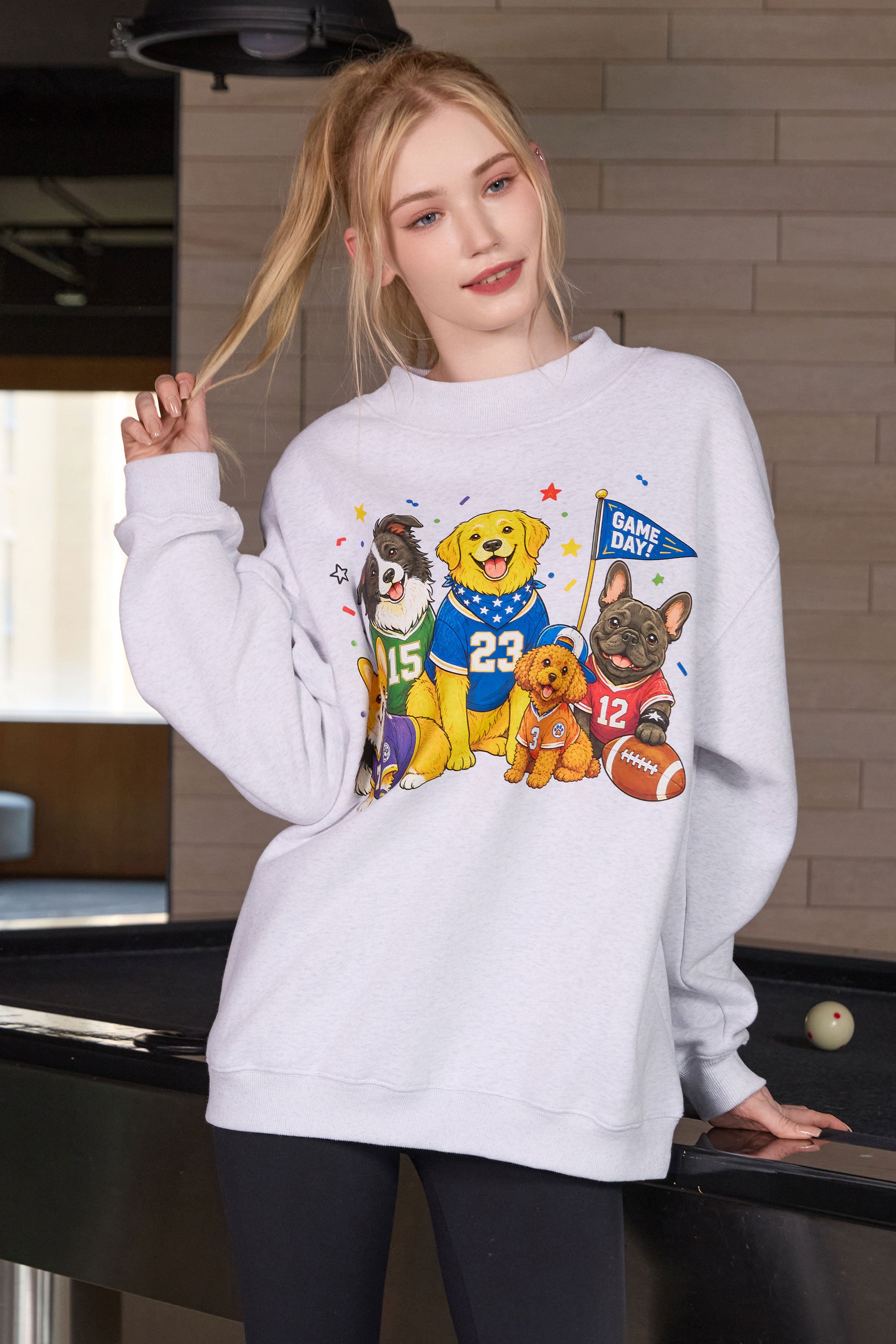 Dog Squad Mockneck Sweatshirt