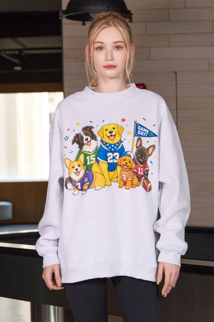 Dog Squad Mockneck Sweatshirt
