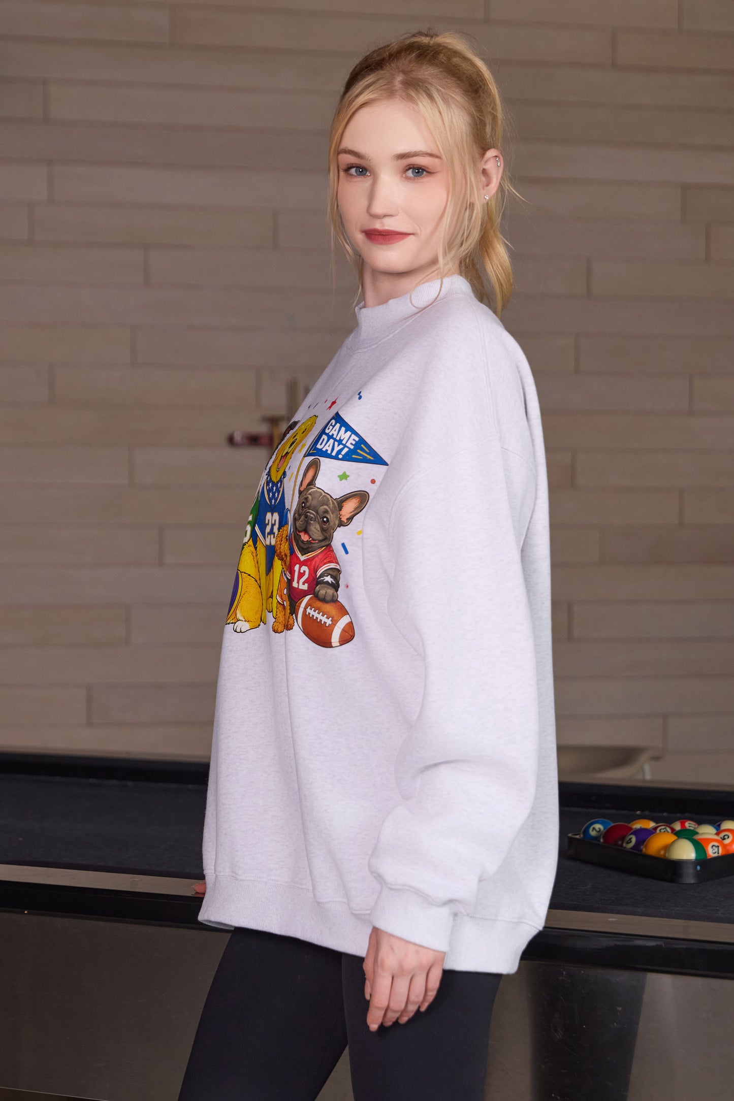 Dog Squad Mockneck Sweatshirt