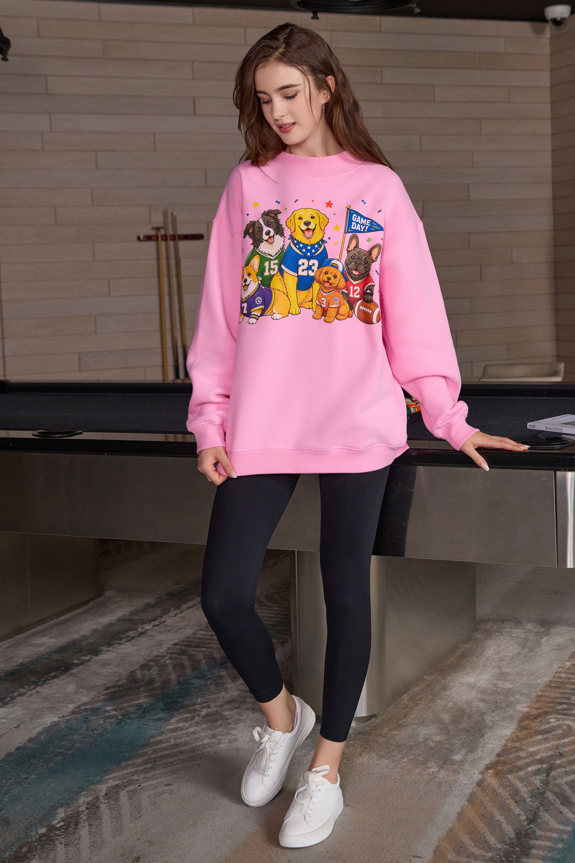 Dog Squad Mockneck Sweatshirt