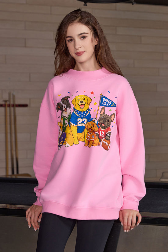 Dog Squad Mockneck Sweatshirt