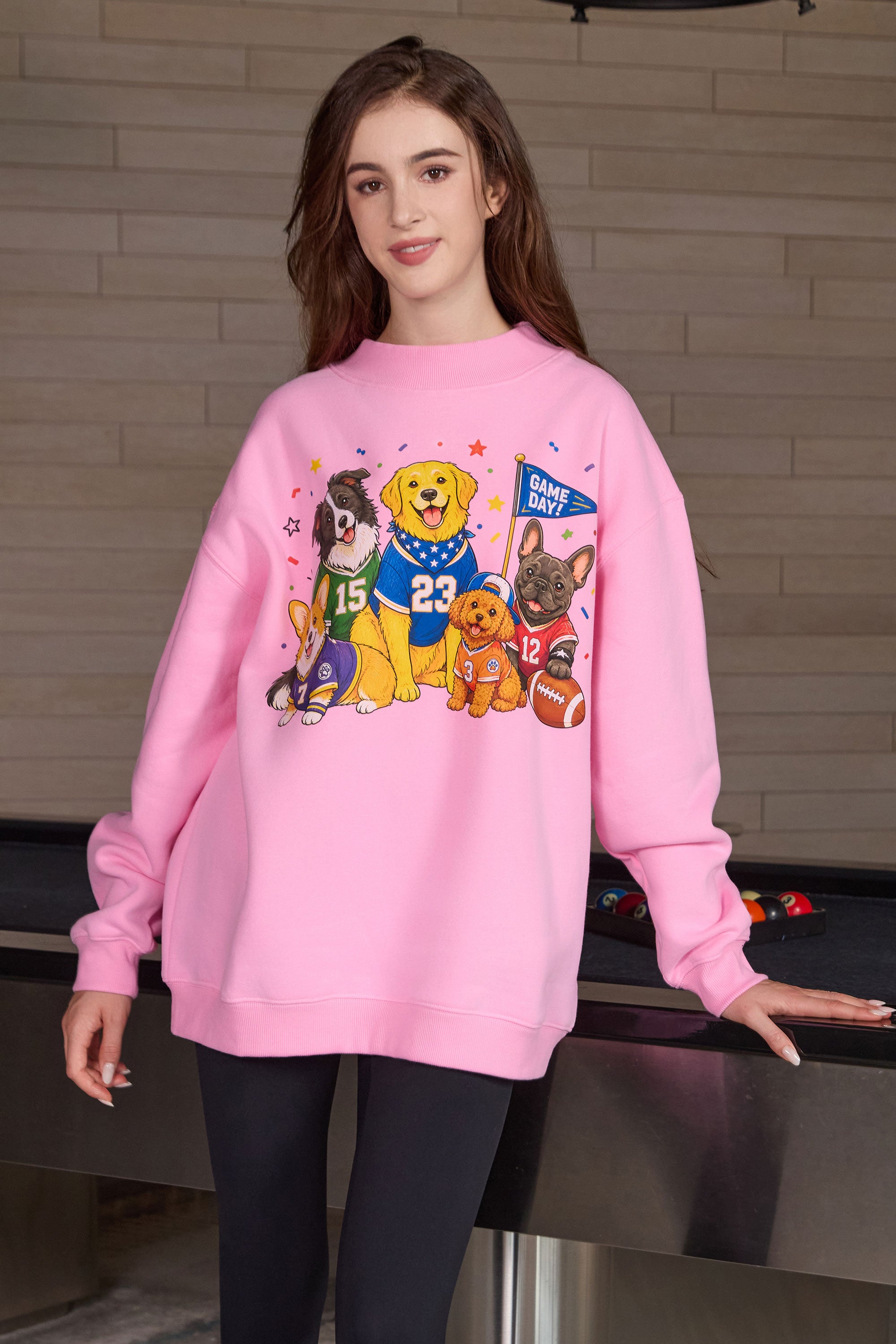 Dog Squad Mockneck Sweatshirt