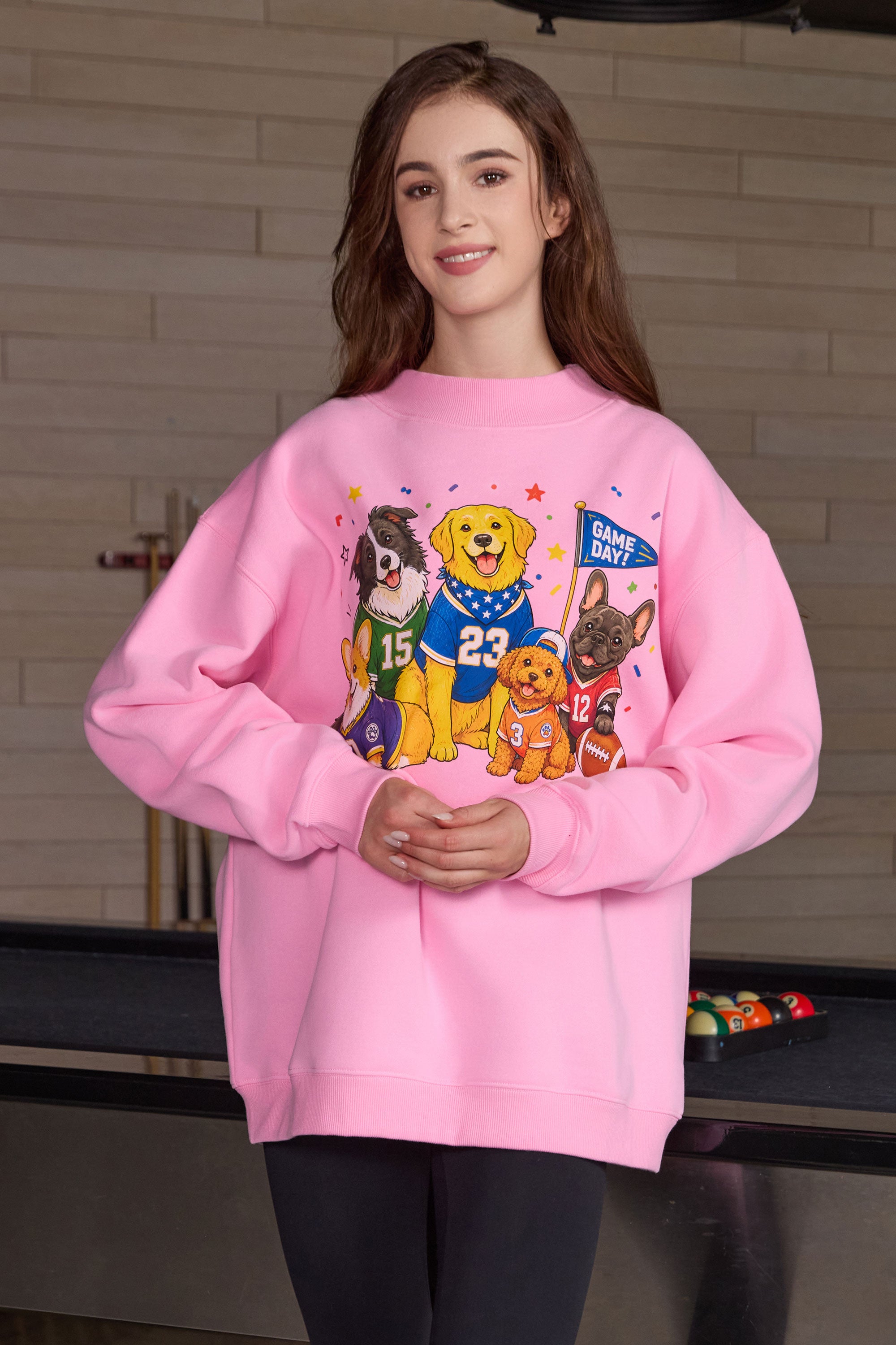 Dog Squad Mockneck Sweatshirt