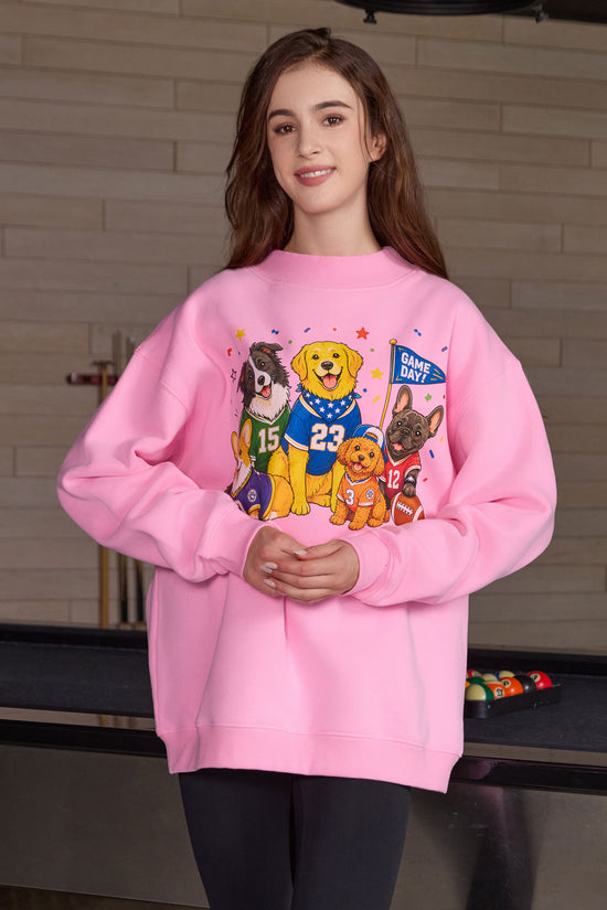 Dog Squad Mockneck Sweatshirt