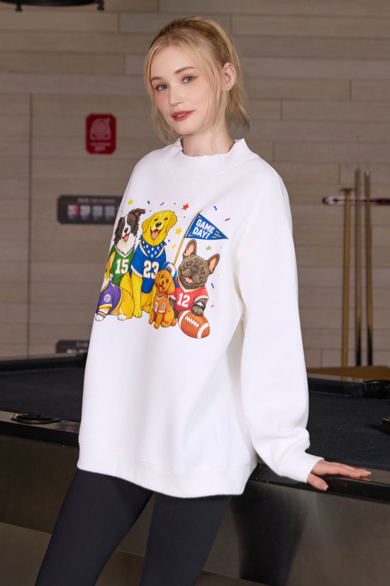 Dog Squad Mockneck Sweatshirt