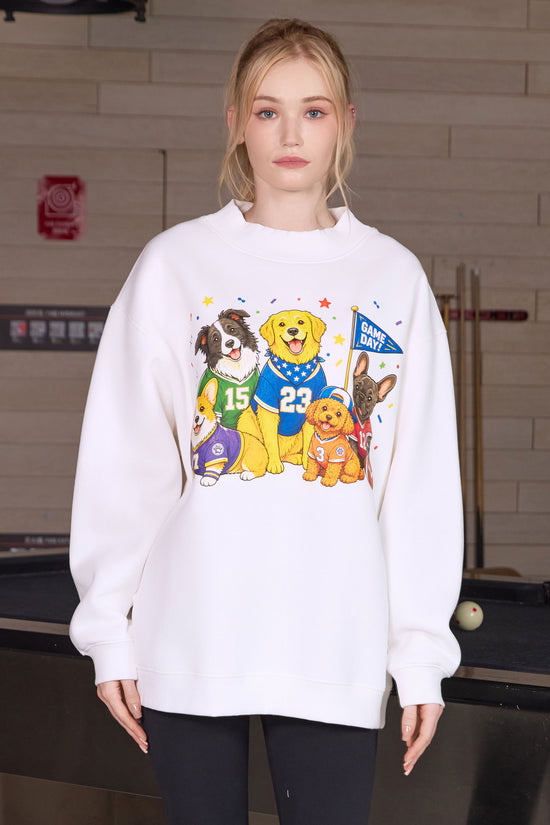 Dog Squad Mockneck Sweatshirt