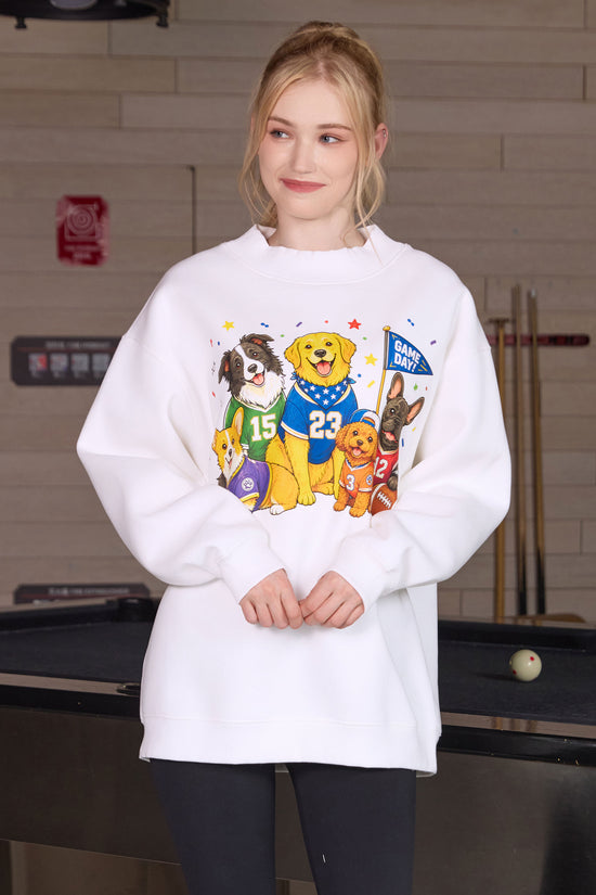 Dog Squad Mockneck Sweatshirt