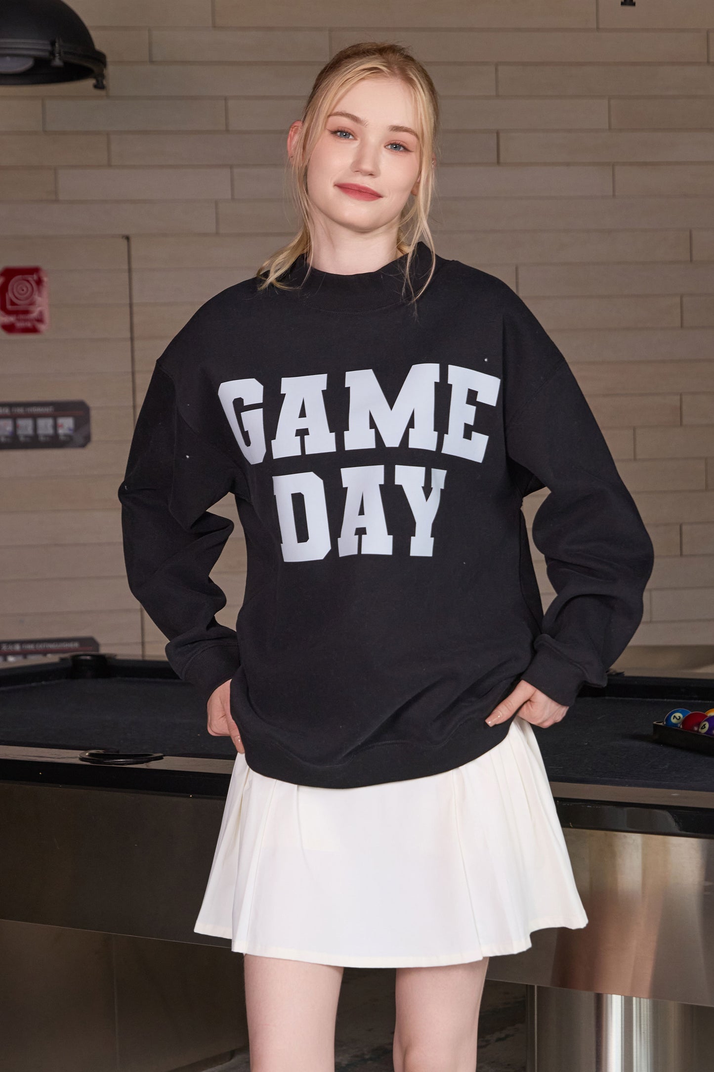 Classic Game Day Mockneck Sweatshirt