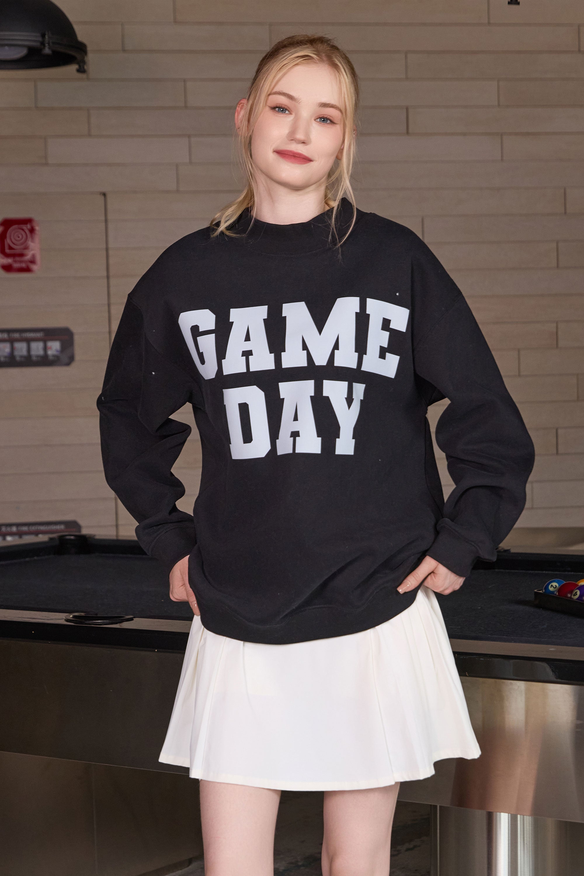 Classic Game Day Mockneck Sweatshirt