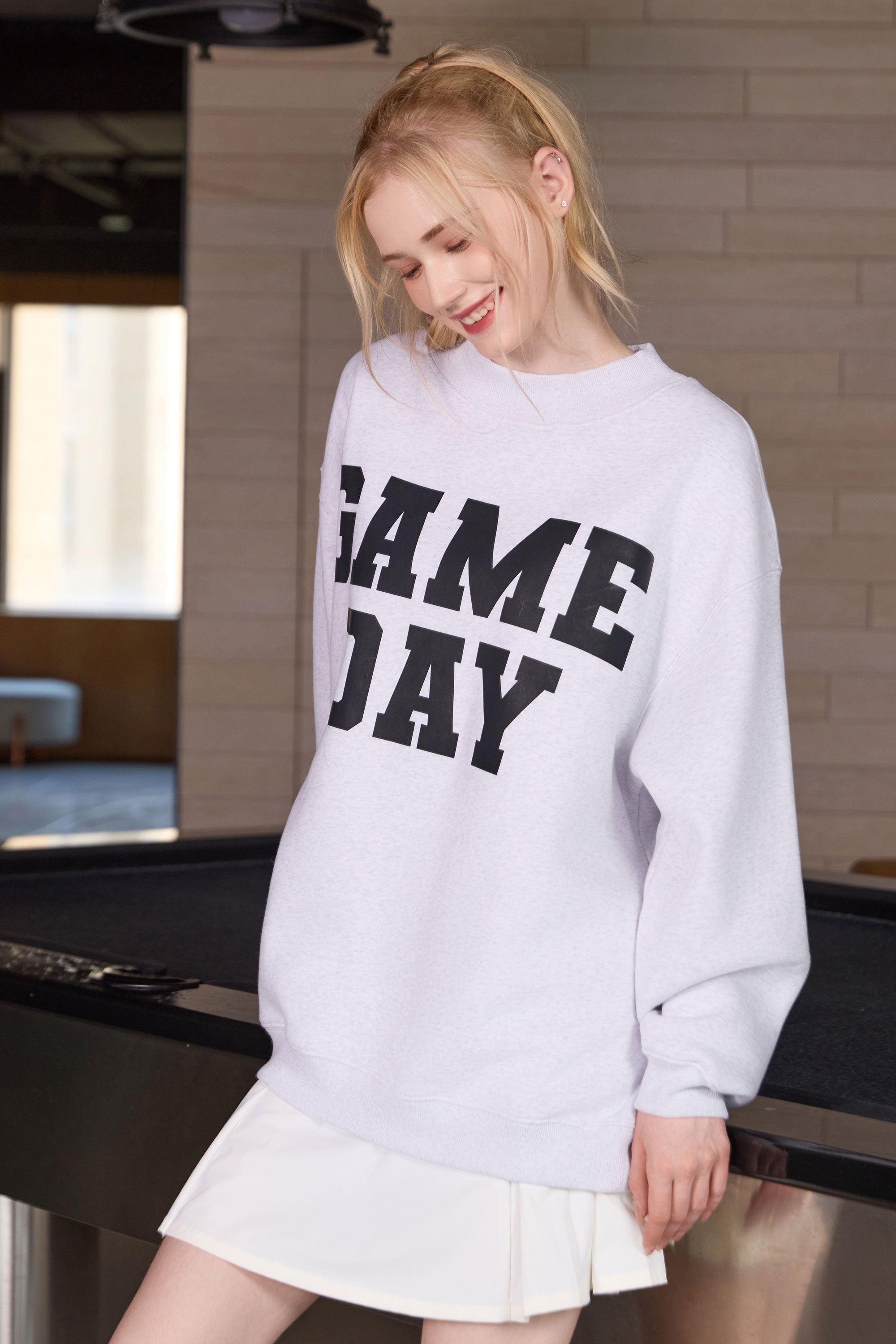Classic Game Day Mockneck Sweatshirt