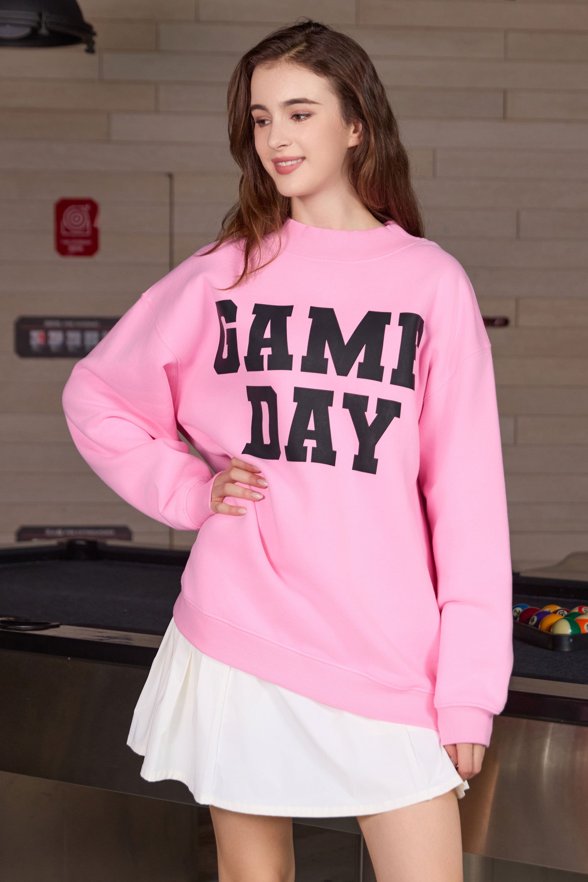 Classic Game Day Mockneck Sweatshirt