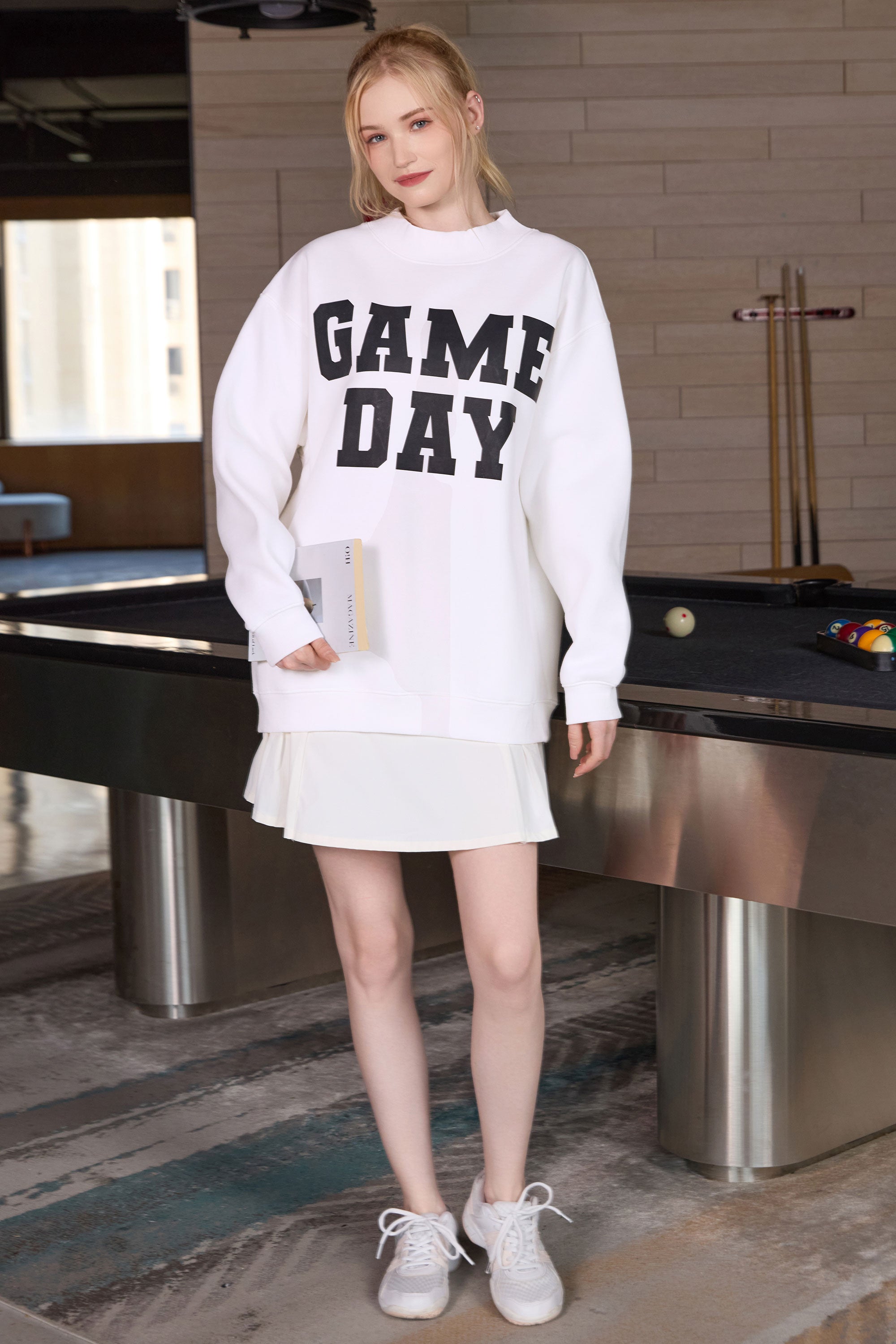 Classic Game Day Mockneck Sweatshirt