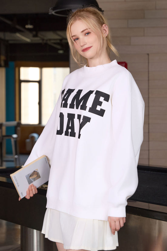 Classic Game Day Mockneck Sweatshirt
