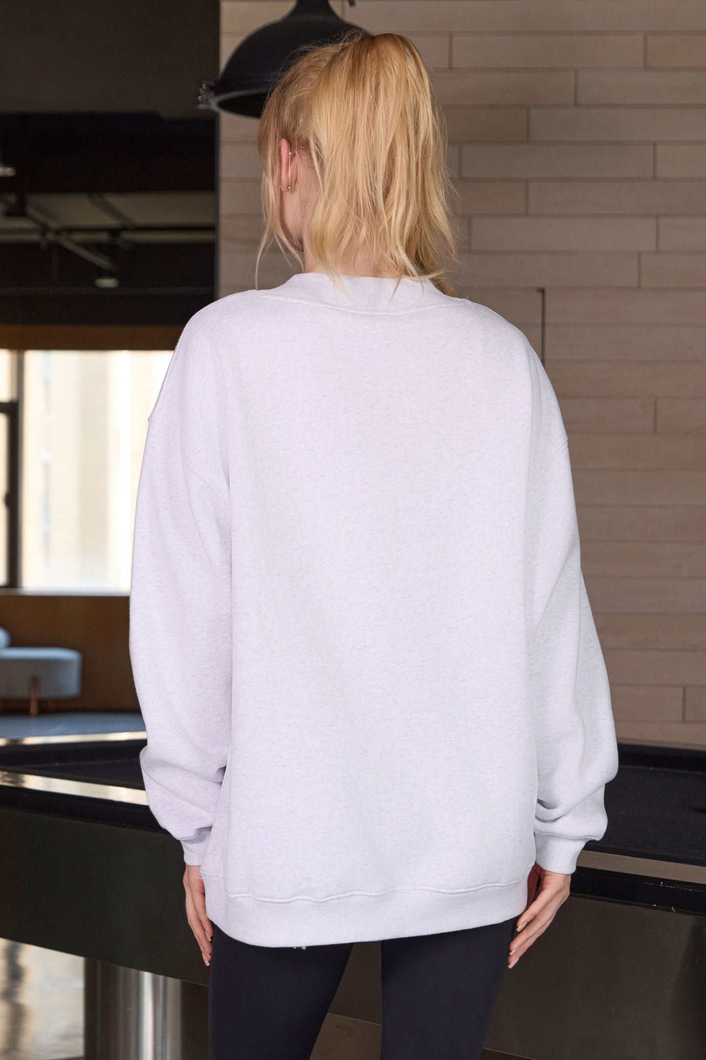 Floral Game Day Football Mockneck Sweatshirt