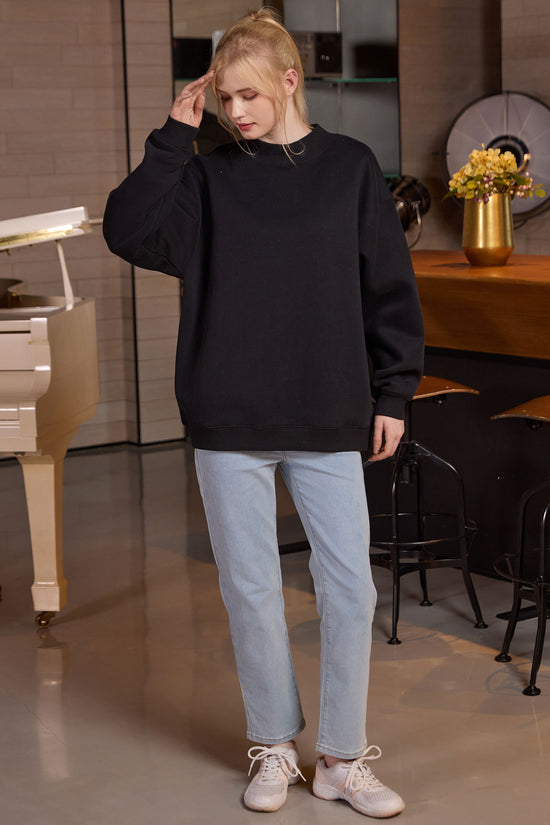 Oversized Mockneck Sweatshirt