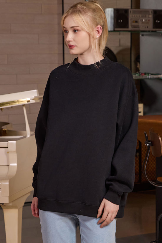 Oversized Mockneck Sweatshirt