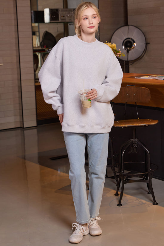 Oversized Mockneck Sweatshirt