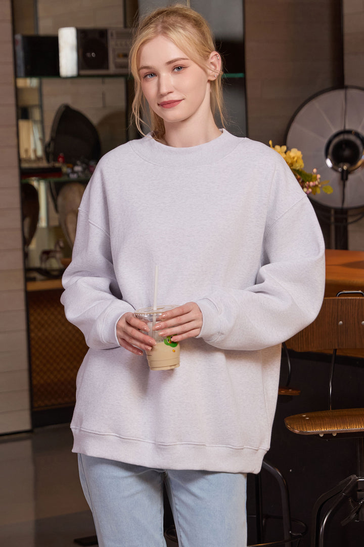 Oversized Mockneck Sweatshirt