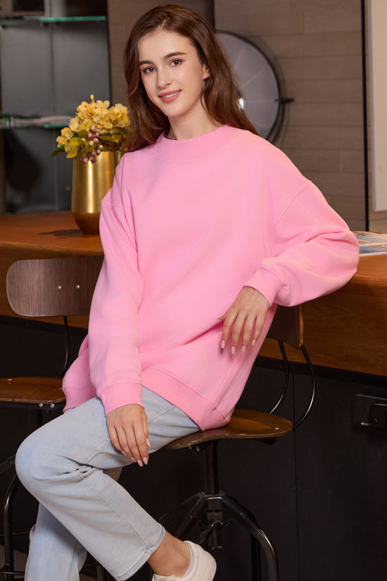 Oversized Mockneck Sweatshirt