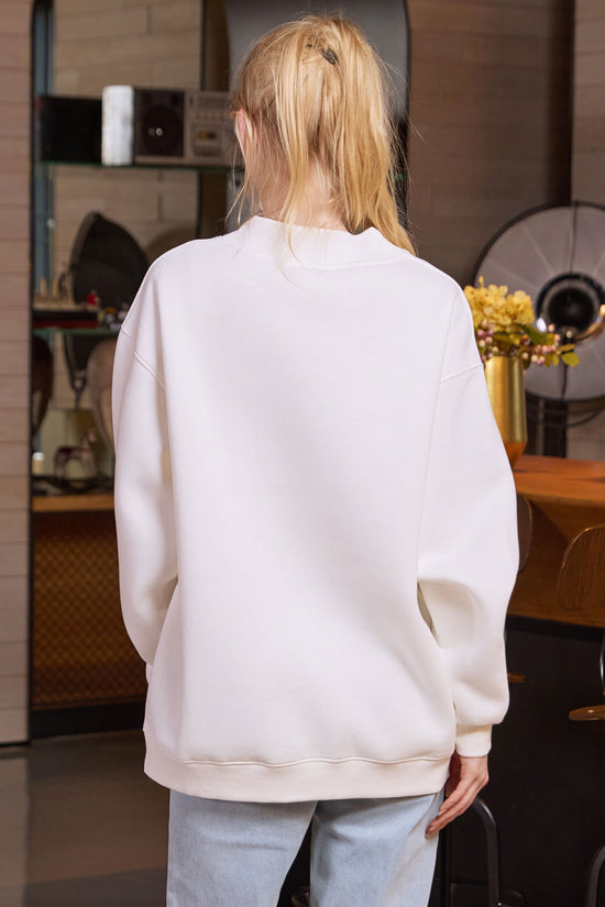 Oversized Mockneck Sweatshirt