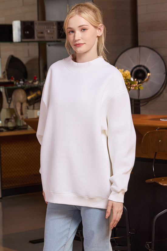 Oversized Mockneck Sweatshirt