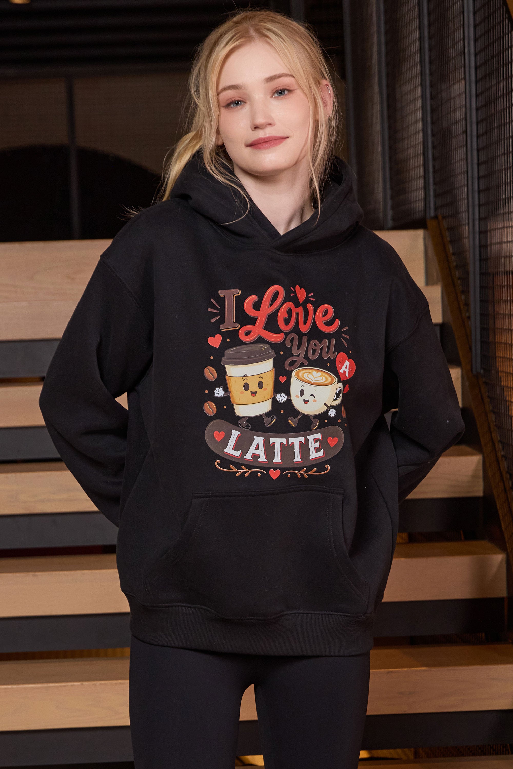 I Love You a Latte Hoodie