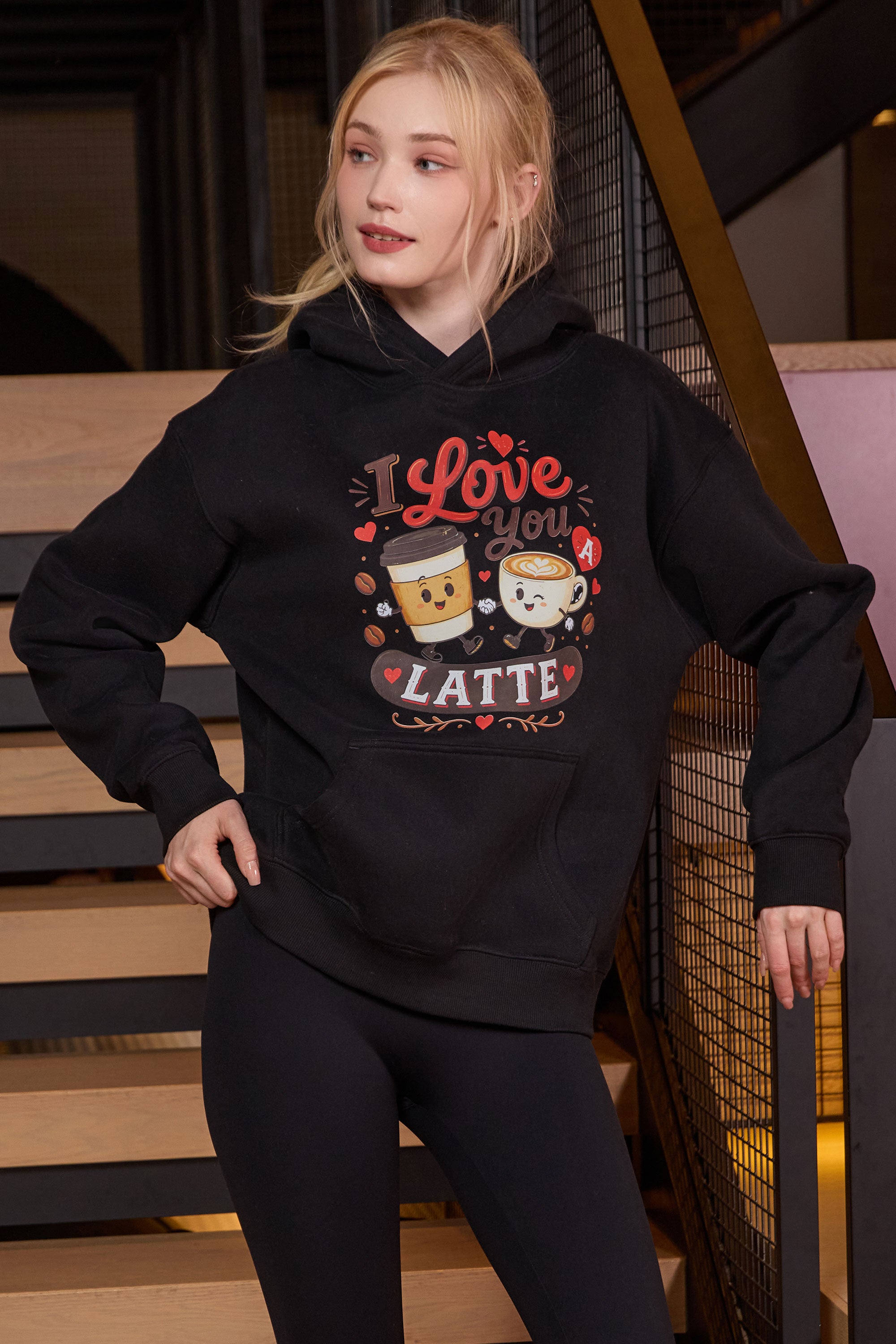 I Love You a Latte Hoodie