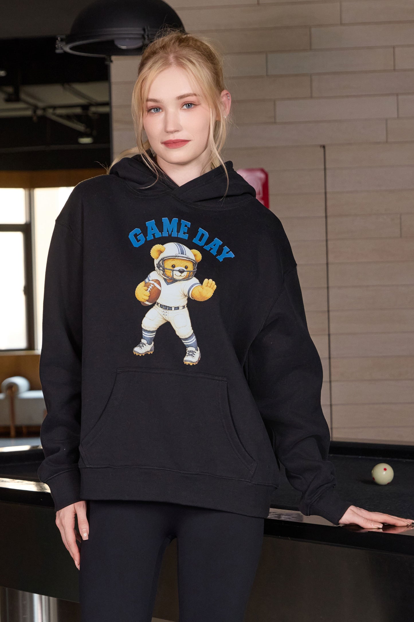 Teddy Football Hoodie