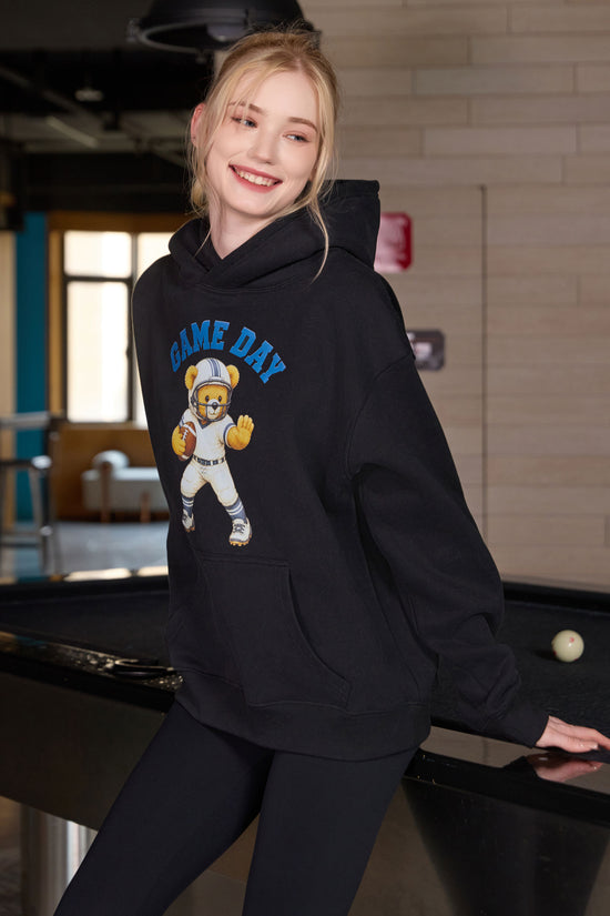 Teddy Football Hoodie