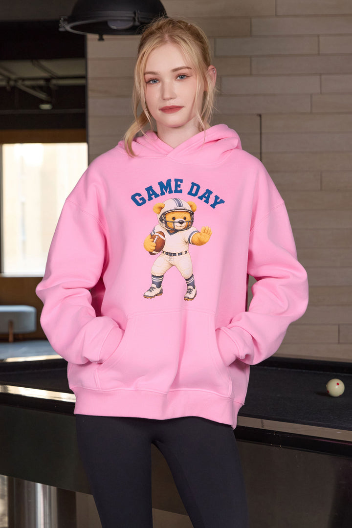 Teddy Football Hoodie