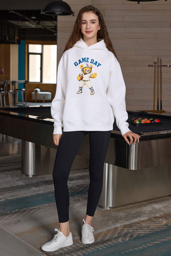 Teddy Football Hoodie