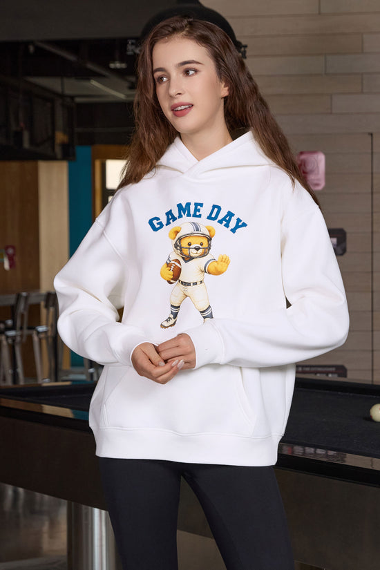 Teddy Football Hoodie