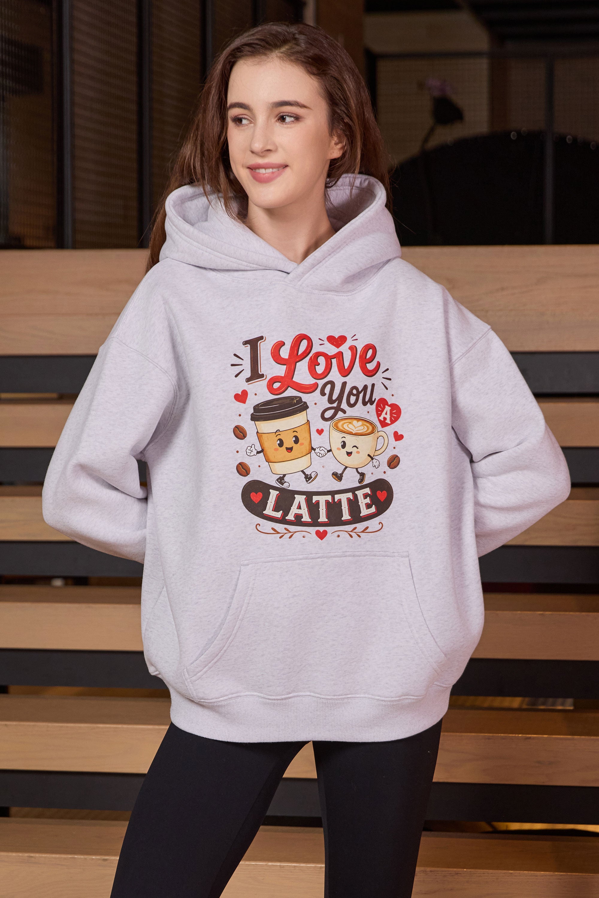I Love You a Latte Hoodie
