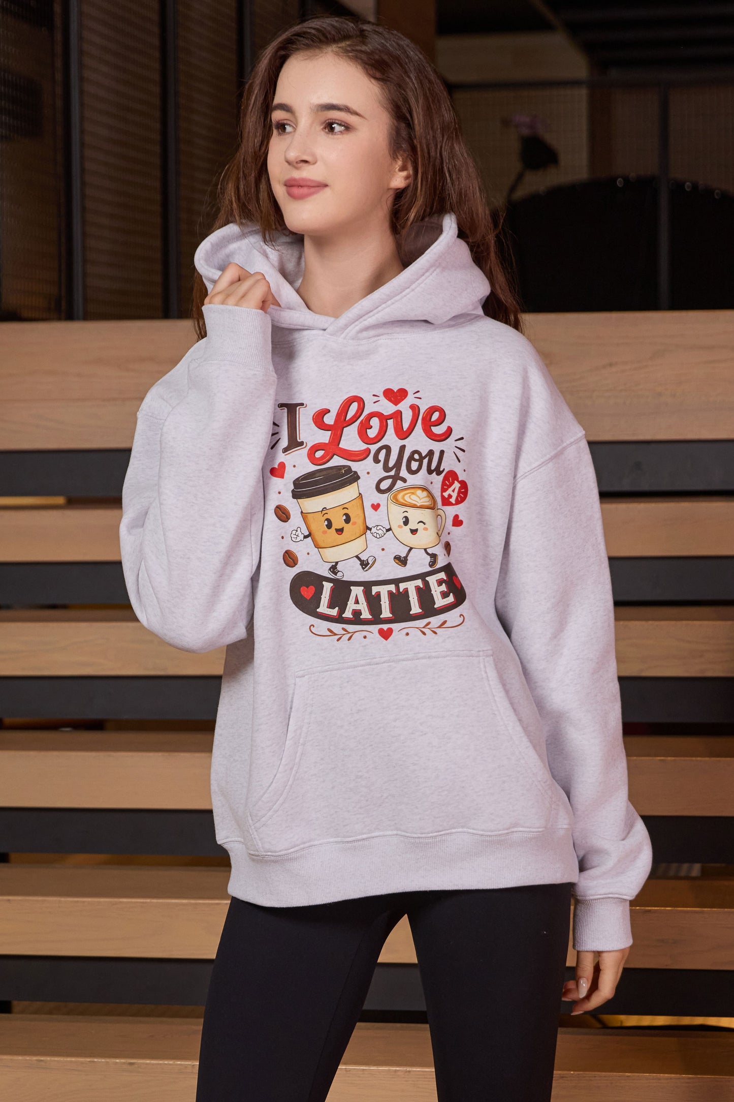 I Love You a Latte Hoodie