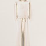 STYBB Half-Zip Sweatshirt Set - Ivory