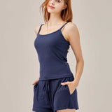 Airy Soft Tank Top 2 piece Set