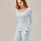 Airy Soft Henley Set