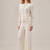 Cable Knit cardigan and pants set
