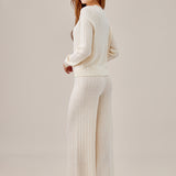Cable Knit cardigan and pants set