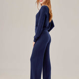 Cable Knit cardigan and pants set