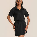 STYBB Quarter zip dress