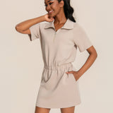 STYBB Quarter zip dress