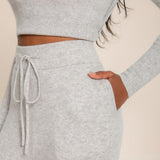 Cashmere soft wide legged pants