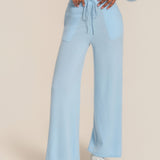 Cashmere soft wide legged pants