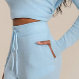 Cashmere soft wide legged pants