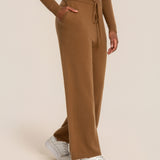 Cashmere soft wide legged pants
